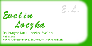 evelin loczka business card